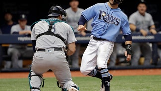 Next Story Image: Mariners throw out runner at plate to end it, beat Rays 5-4